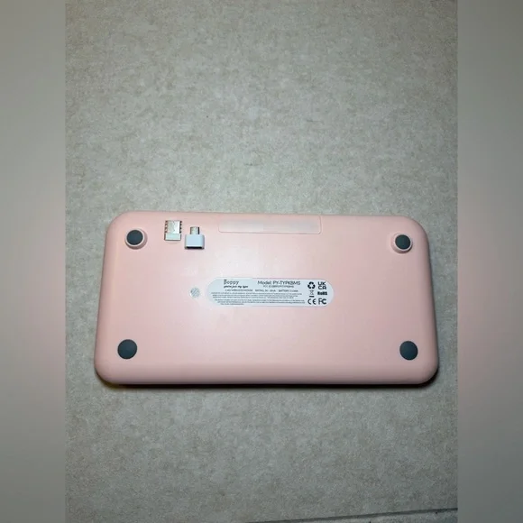 Xo Poppy Wireless Pink Keyboard Model: PY-TYPKBMS NWOT Includes Pink Mouse - Picture 7 of 10